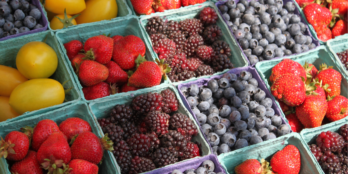 Variety of berries