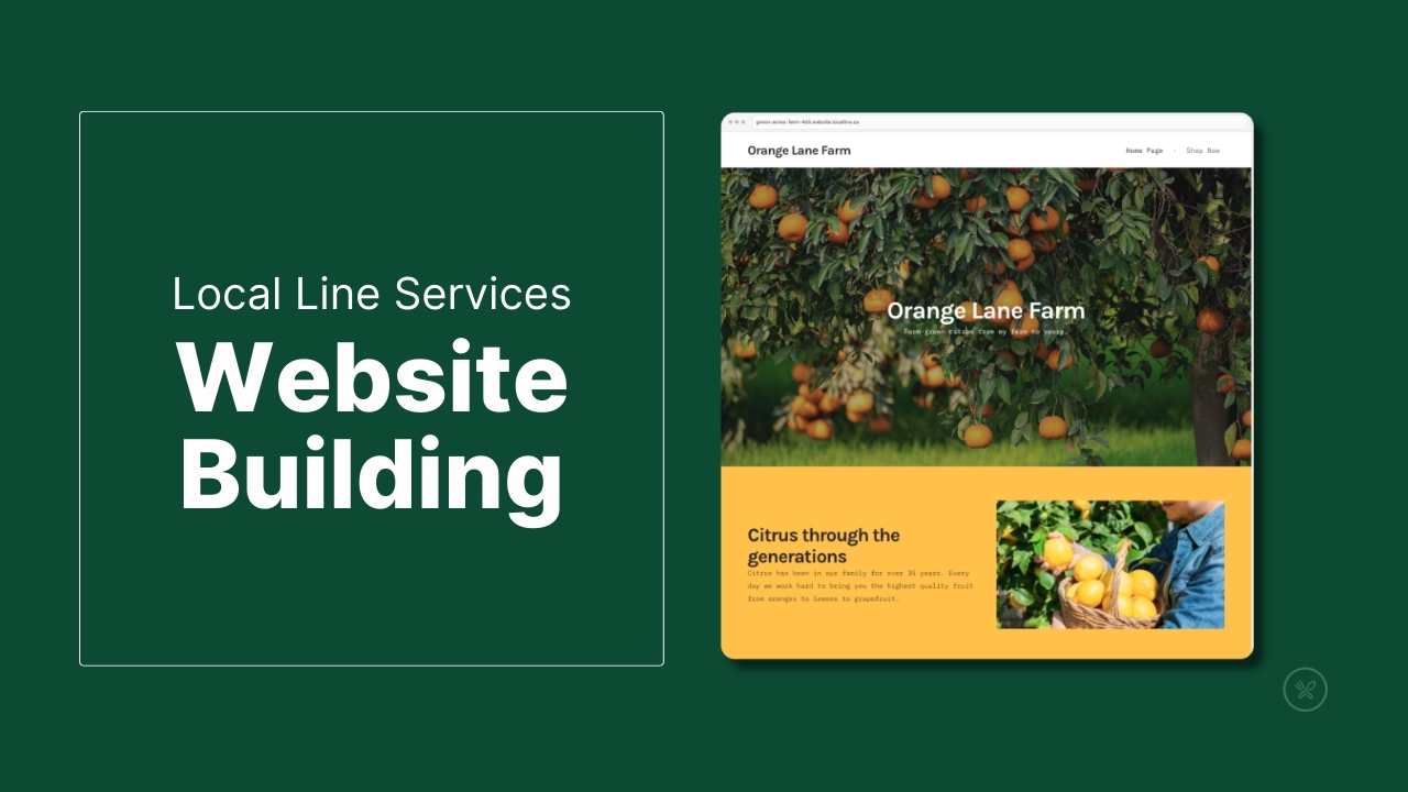 Local Line Website Building service. 